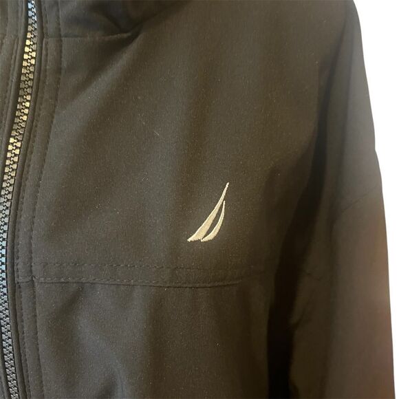 NWOT Nautica men's 3x Microfiber Light Weight Zip Up Pocket Casual jacket black - Picture 11 of 11